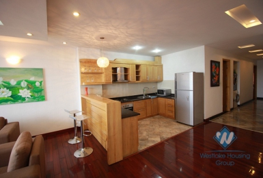 High floor apartment with nice opened view and 2 bedroom for rent in Truc Bach area, Ba Dinh, hanoi, Vietnam